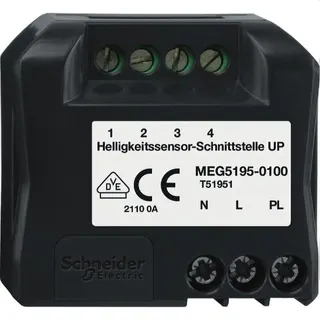 Merten Schnittstelle MEG5195-0100 transparent/polarweiss