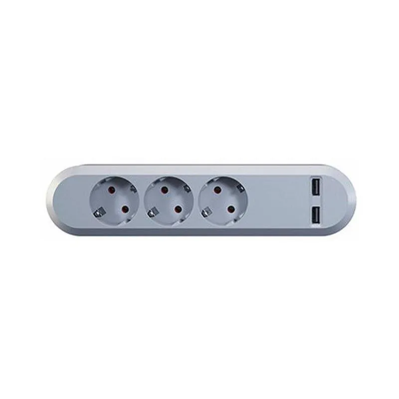 Bachmann Steckdosenleisten 2fach USB 3,1A Smart 3xSchuko 230V/16A