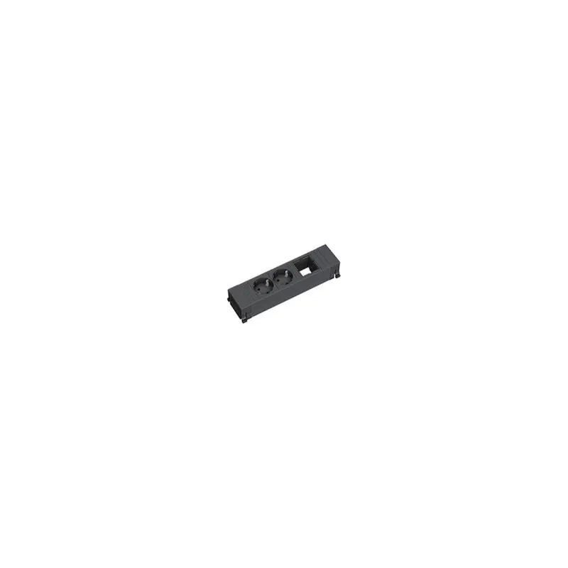 Bachmann Steckdosenleisten 916.060 Power Frame schwarz 3fach