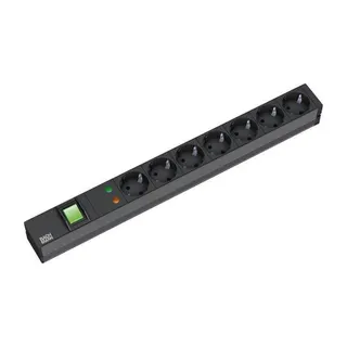 Bachmann Steckdosenleisten 333.535 19" 1HE 7fach UESS m. Schalt