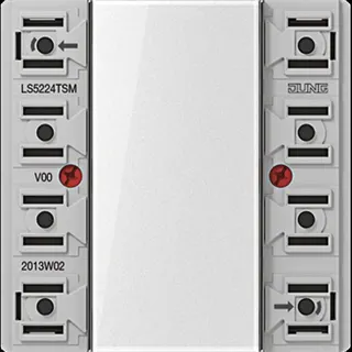 Jung Tastsensor-Modul 24 V AC/DC, 20 mA 2-kanalig, 4 Schaltpunkte, Serie LS LS5224TSM