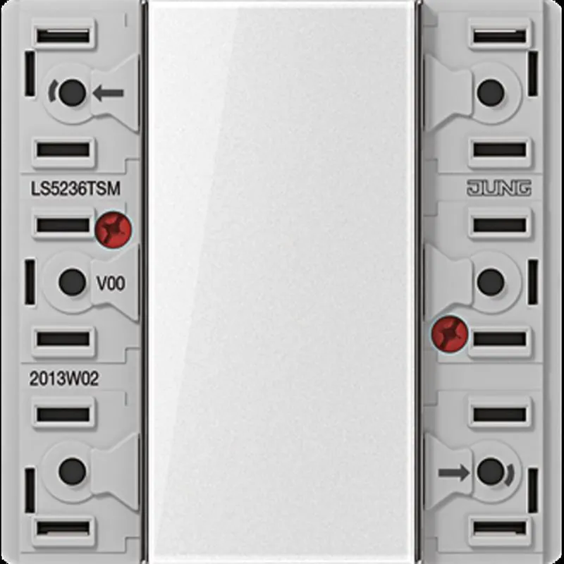 Jung Tastsensor-Modul 24 V AC/DC, 20 mA 3-kanalig, 6 Schaltpunkte, Serie LS LS5236TSM