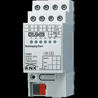 Jung KNX Binäreingang 6fach 2116REG