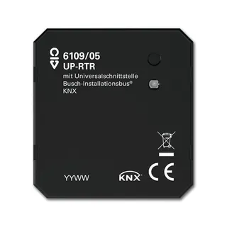 Busch-Jaeger Raumtemperaturregler Raumtemperaturregler 6109/05 5fach UP