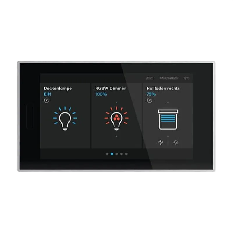 Busch-Jaeger Touch-Bedienelement RT/U30.0.11-825 HD IPS KNX, Glas schwarz