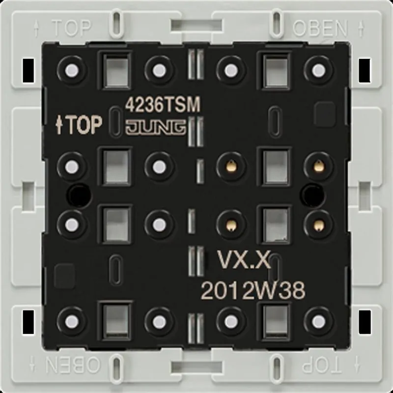Jung Tastsensor-Modul 24 V AC/DC, 20 mA 3fach, Mehrdraht, F40 4236TSM