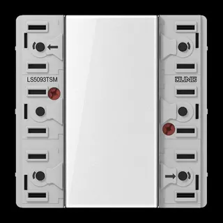 Jung KNX Tastsensor-Modul Universal Universal, 3fach, F50, Serie LS LS5093TSM