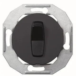ELSO Universalschalter WDE011221 mit Zentralplatte sw Renova