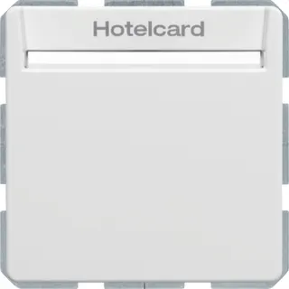 Berker Hotelcard-Schaltaufsatz 16406099 polarweiss samt 16406099