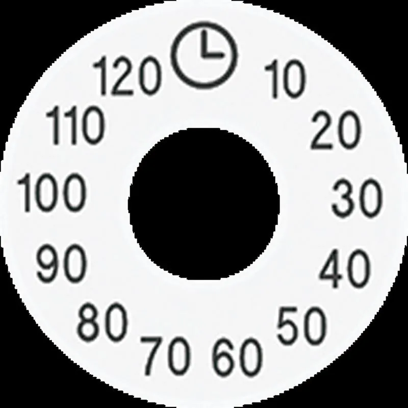 Jung Skalenscheibe, Symbole 10...120, alpinweiß SKS11120-20WW