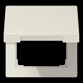 Jung Klappdeckel mit Rückstellfeder, Duroplast, Serie LS, weiß LS990KL