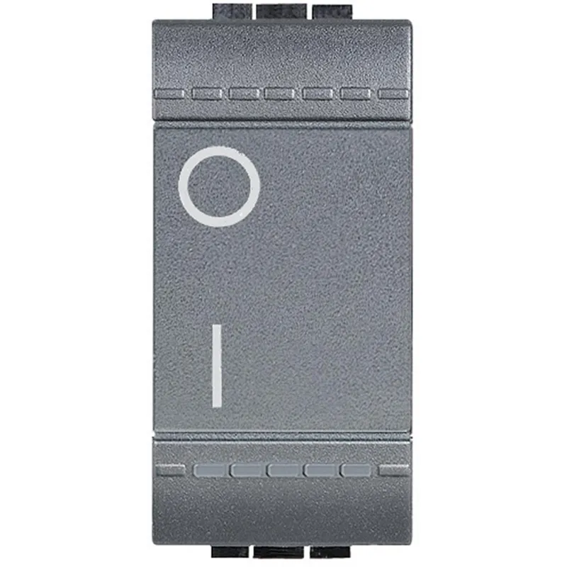 Bticino Ausschalter L4002N 2-p SK 1mod anthrazit