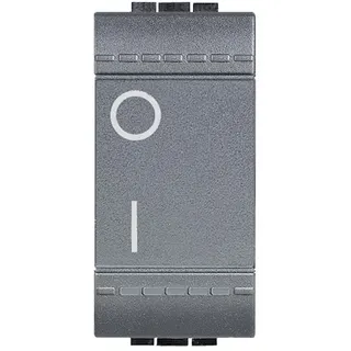 Bticino Ausschalter L4002N 2-p SK 1mod anthrazit
