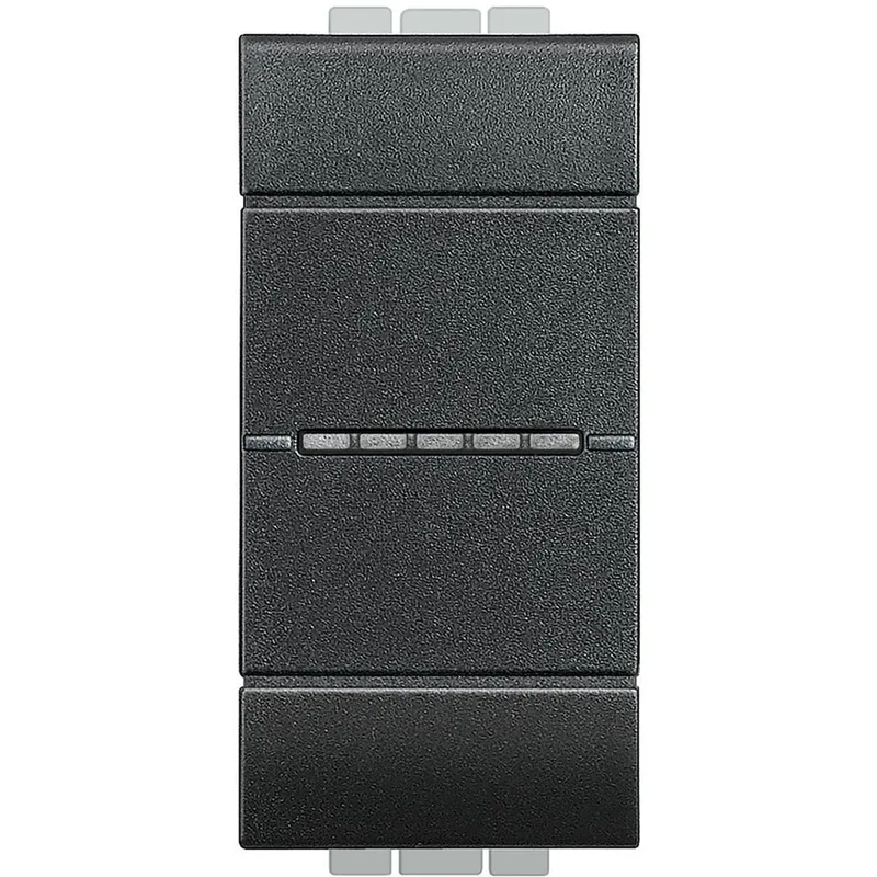 Bticino Kreuzschalter L4054 SL 1m anthrazit
