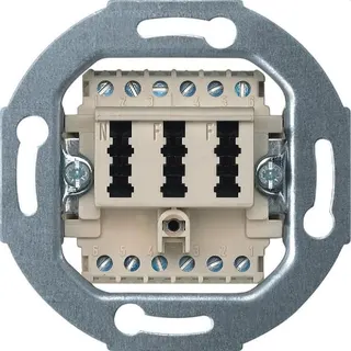 Merten Anschlussdose 465226 TAE 3fach 2x6/6 NF/F weiss