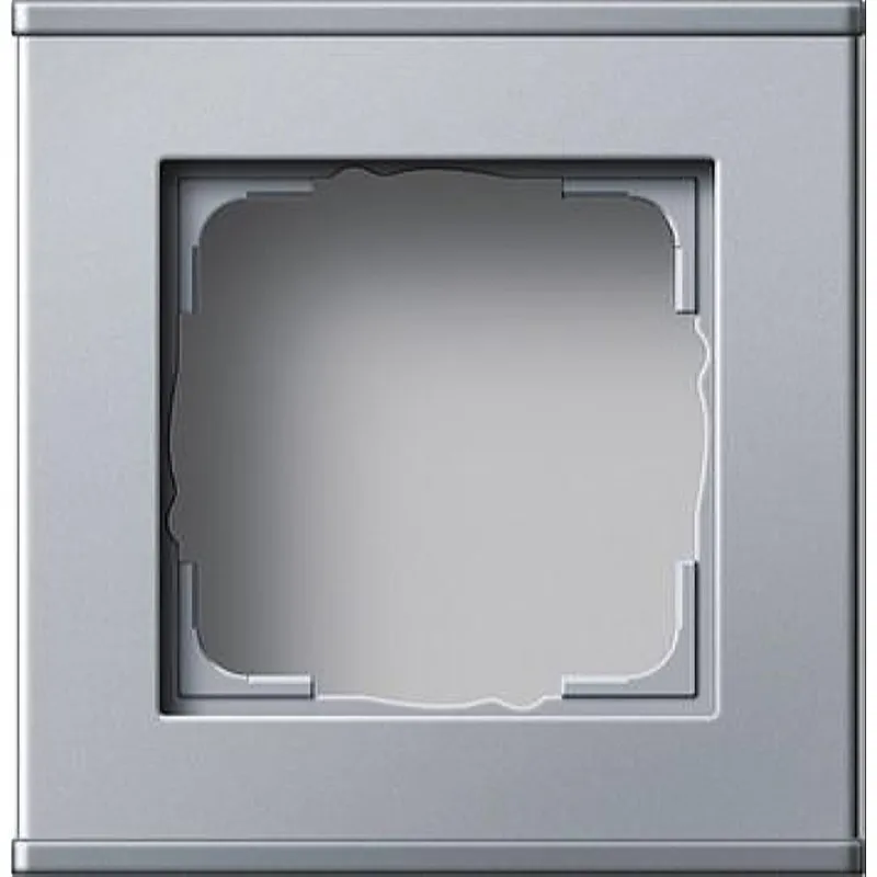 Gira Profil 136126 1fach 55 Aluminium
