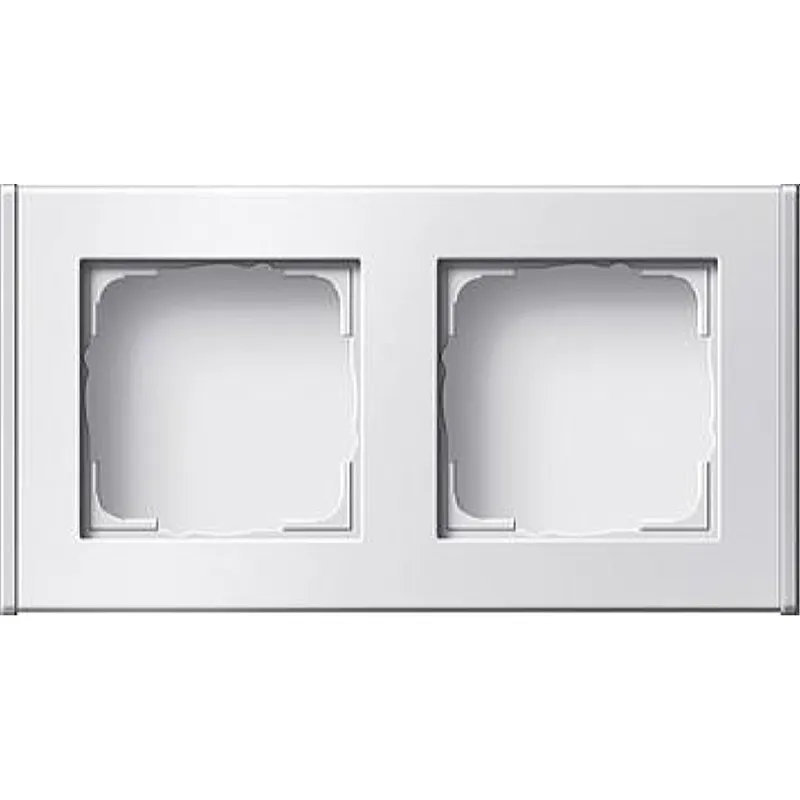 Gira Profil 136227 2fach 55 Farbe reinweiss