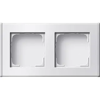 Gira Profil 136227 2fach 55 Farbe reinweiss