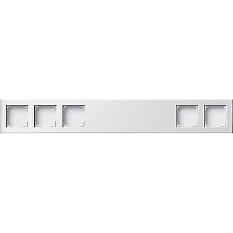 Gira Profil 136527 5fach 600 mm 55 Farbe reinweiss
