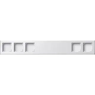 Gira Profil 136527 5fach 600 mm 55 Farbe reinweiss