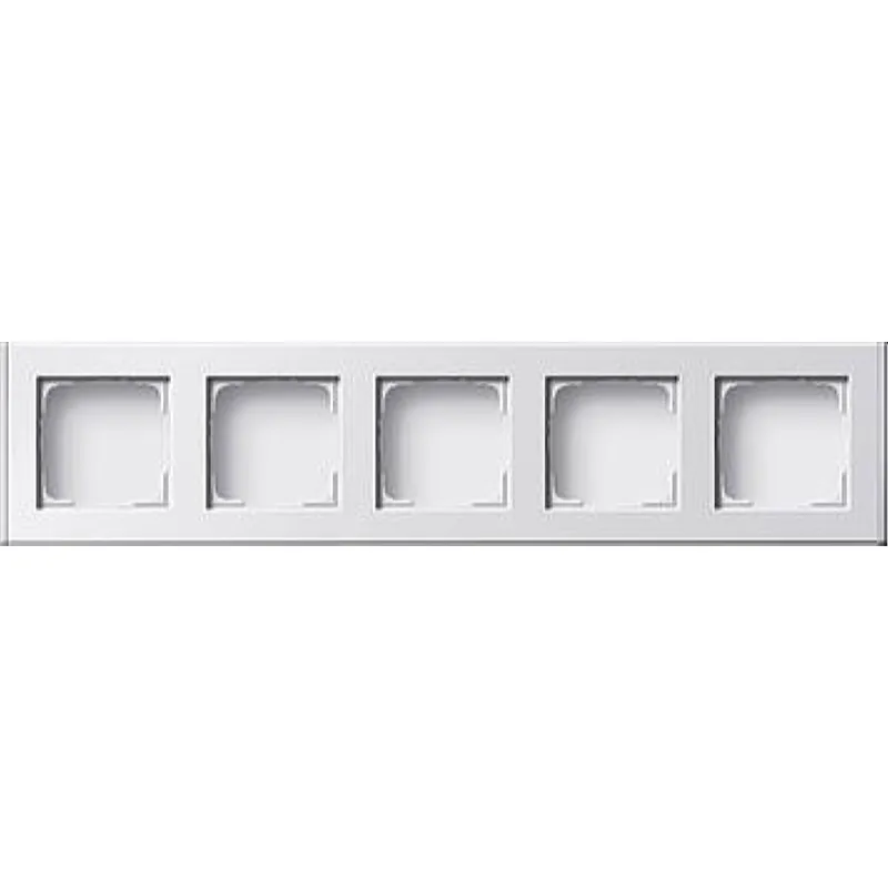 Gira Profil 136427 5fach 55 Farbe reinweiss