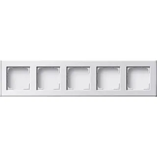 Gira Profil 136427 5fach 55 Farbe reinweiss