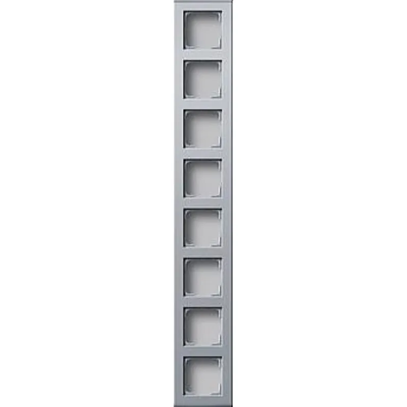 Gira Profil 136626 8fach 55 Aluminium