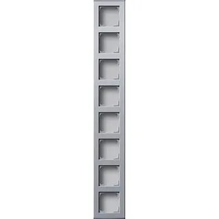 Gira Profil 136626 8fach 55 Aluminium