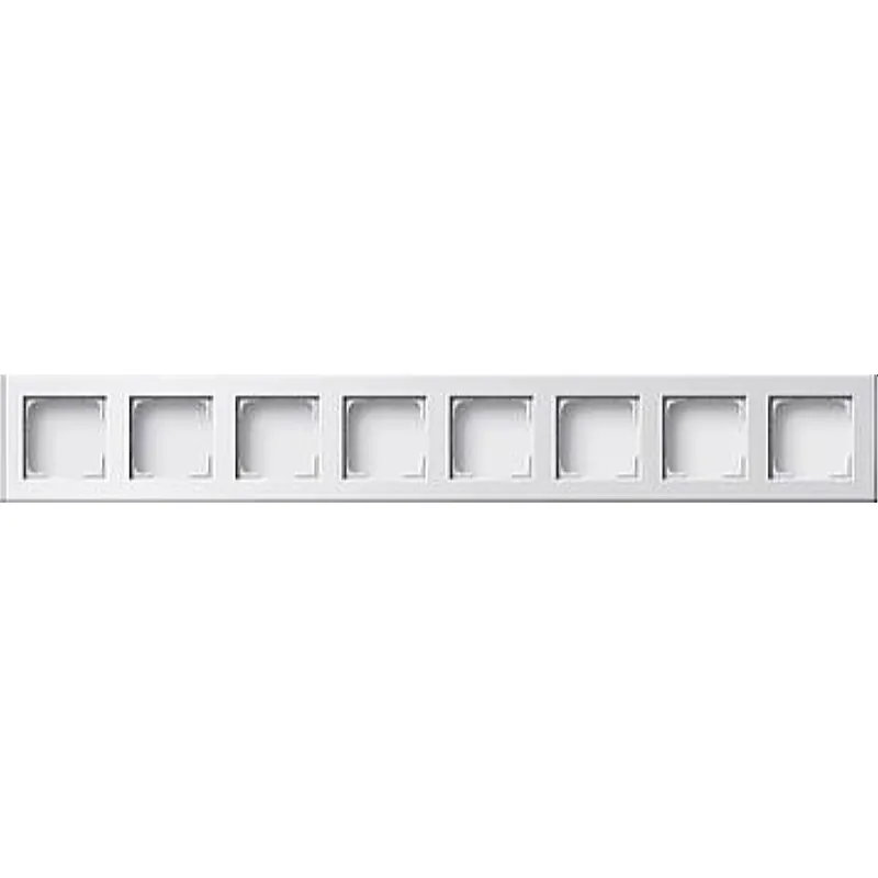Gira Profil 136627 8fach 55 Farbe reinweiss