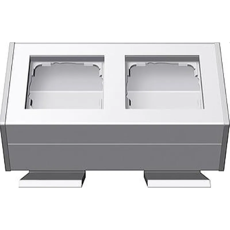 Gira Profil 119227 2fach + Befestig.winkel 55 rw