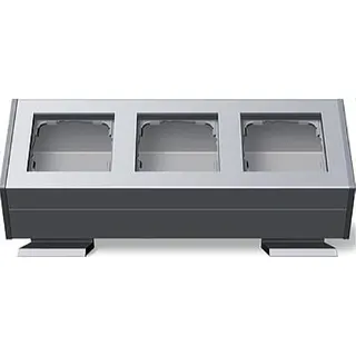 Gira Profil 119326 3fach + Winkel 55 Aluminium