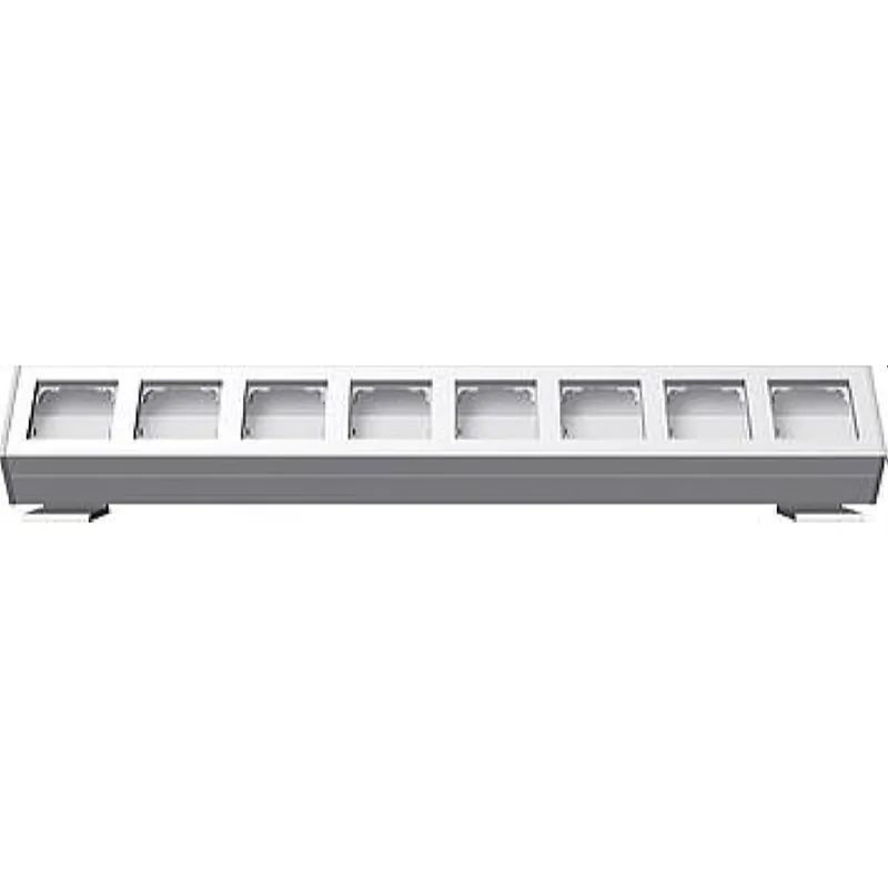Gira Profil 119827 8fach + Befestig.winkel 55 rw