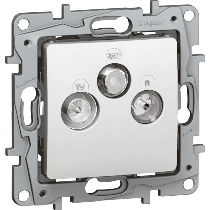 Legrand Antennendose 664763 Niloe TV-SAT ultraweiss