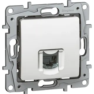 Legrand Telefonanschlussdose 664769 Niloe 1fach ultraweiss