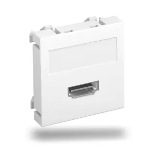 OBO Multimediaträger HDMI MTG-HD S RW1 Buchse m. Schraub 45x45mm