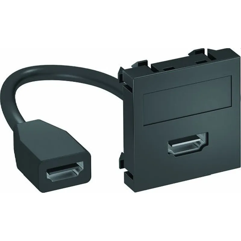 OBO Multimediaträger HDMI MTG-HD F SWGR1 m. Kabel Bu.-Bu. 45x45mm