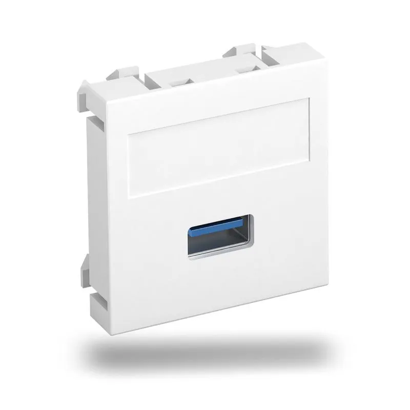 OBO Multimediaträger USB 3.0 A MTG-U3A S RW1 Buchse m. Schraub 45x45mm