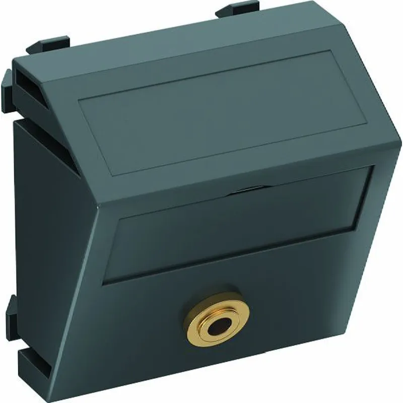 OBO Multimediaträger Audio-Klinke MTS-MK L SWGR1 1x Buchse m. Löt 45x45mm