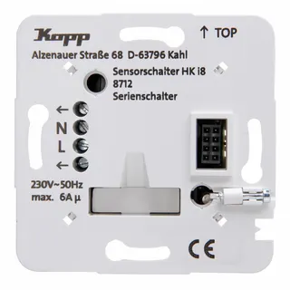 Kopp Leistungsteil UP HKi8 Serienschalter 6A, 871200010