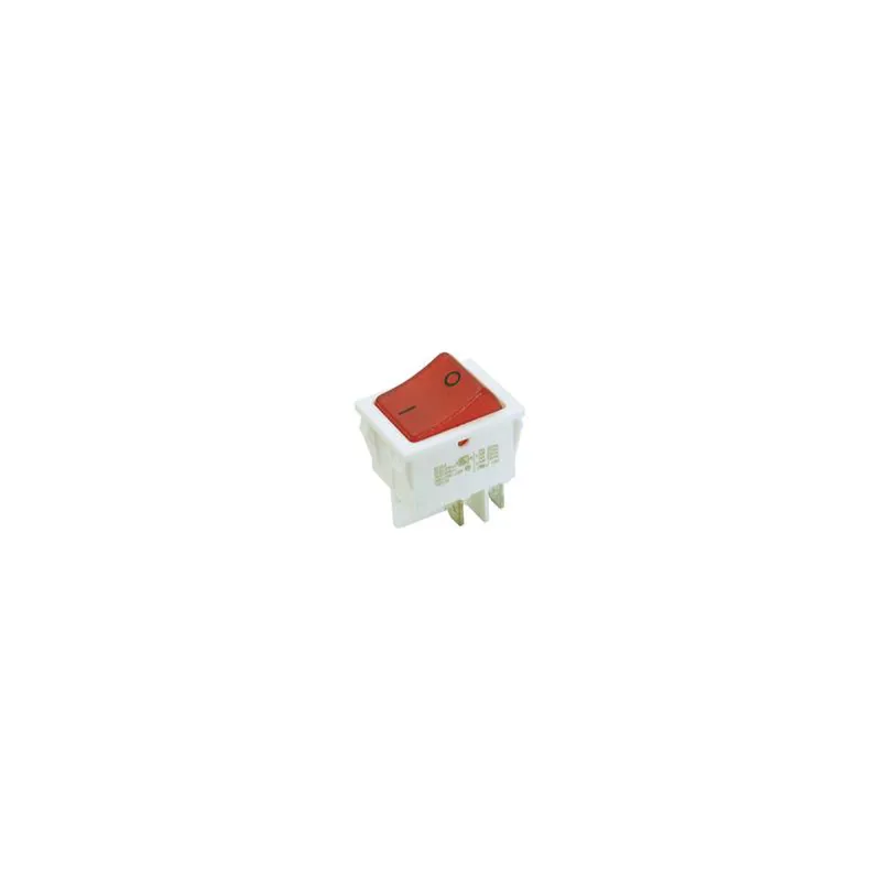 Bachmann Wippschalter 924.096 2polig weiss/rot