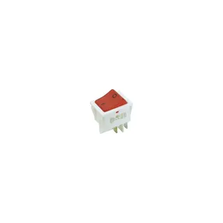 Bachmann Wippschalter 924.096 2polig weiss/rot