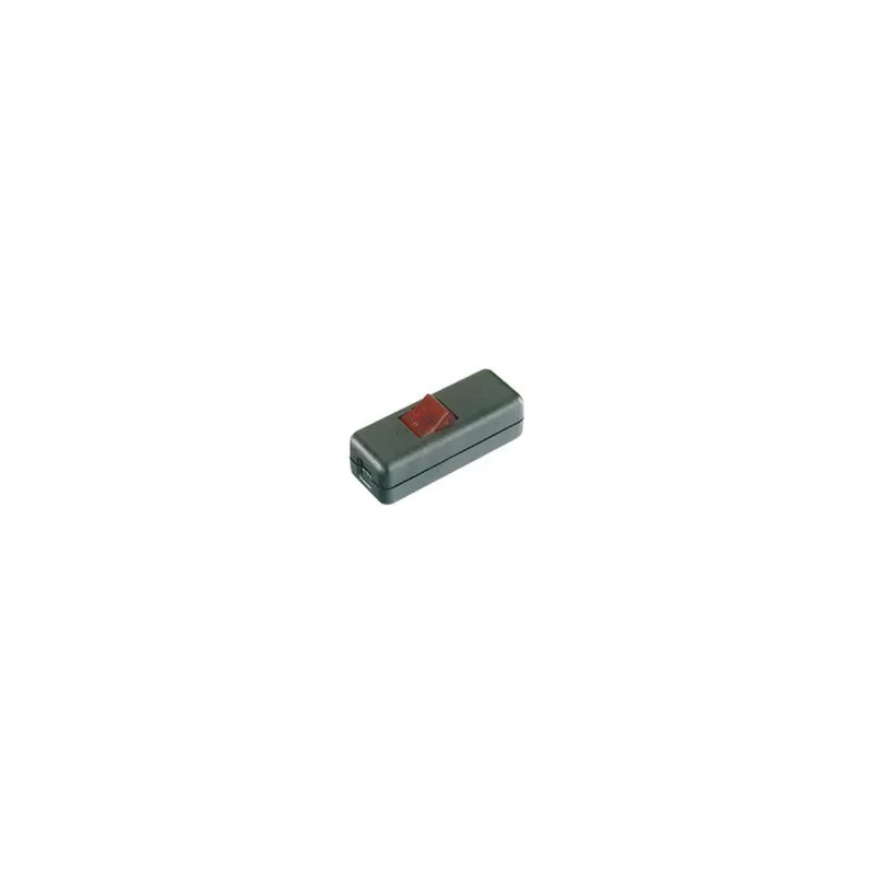 Bachmann Schnur-Zwischenschalter 924.327 2polig schwarz/rot