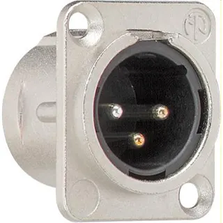 Gira Flanschstecker 003700 XLR 3-pol D-Serie Zubehoer 003700