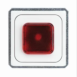 ELSO Lichtsignal 216014 E10 rote Haube reinweiß