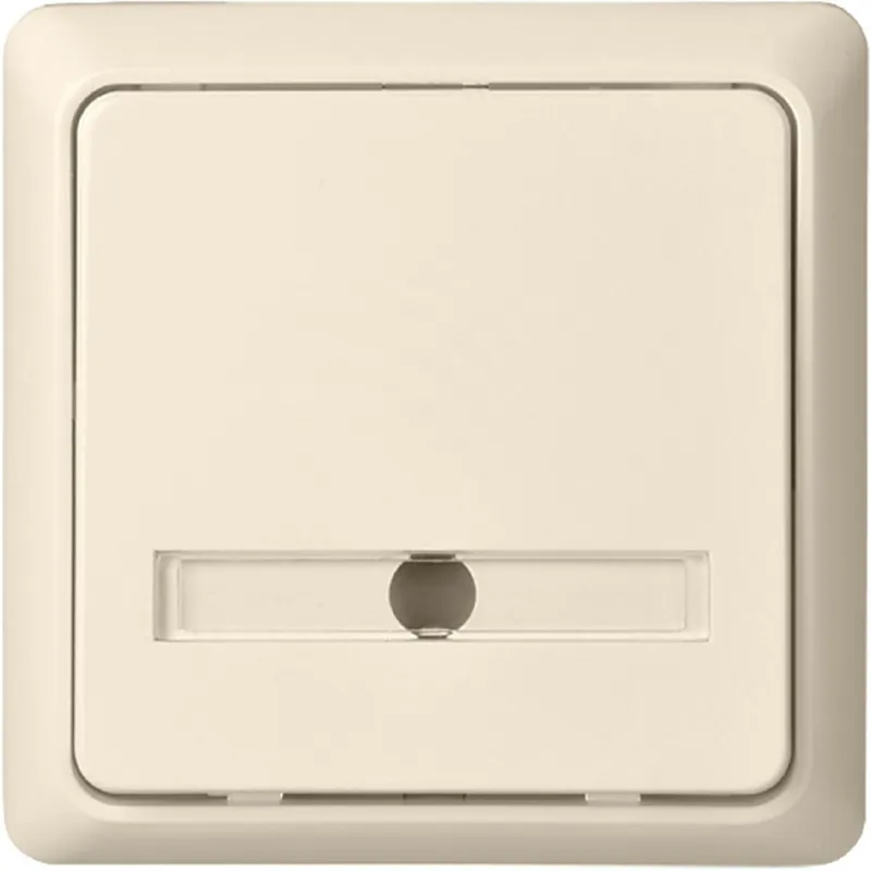 ELSO Taster 506330 42V/1A AP flach bel. perlweiß