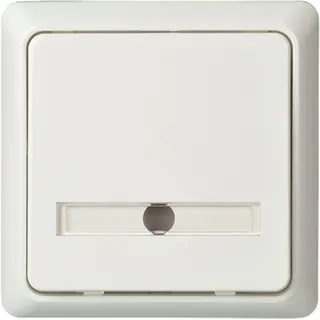 ELSO Taster 506334 42V/1A AP flach bel. reinweiß