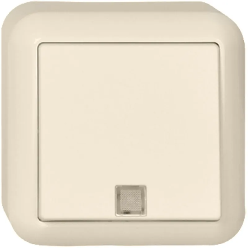 ELSO AP-Wechselkontrollschalter 381624 10A CONTURA reinweiß