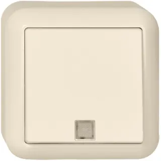 ELSO AP-Wechselkontrollschalter 381624 10A CONTURA reinweiß