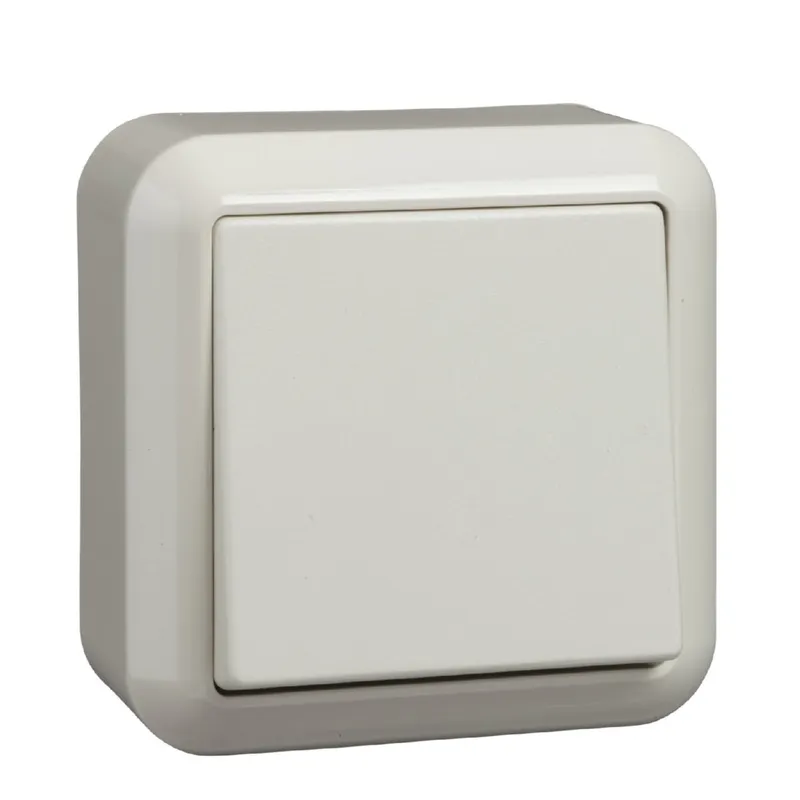 ELSO AP-Wechseltaster 382600 10A CONTURA perlweiß