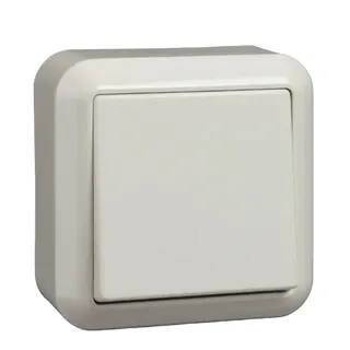 ELSO AP-Wechseltaster 382600 10A CONTURA perlweiß